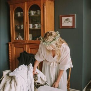 MINKPINK Cream Dreamers Robe